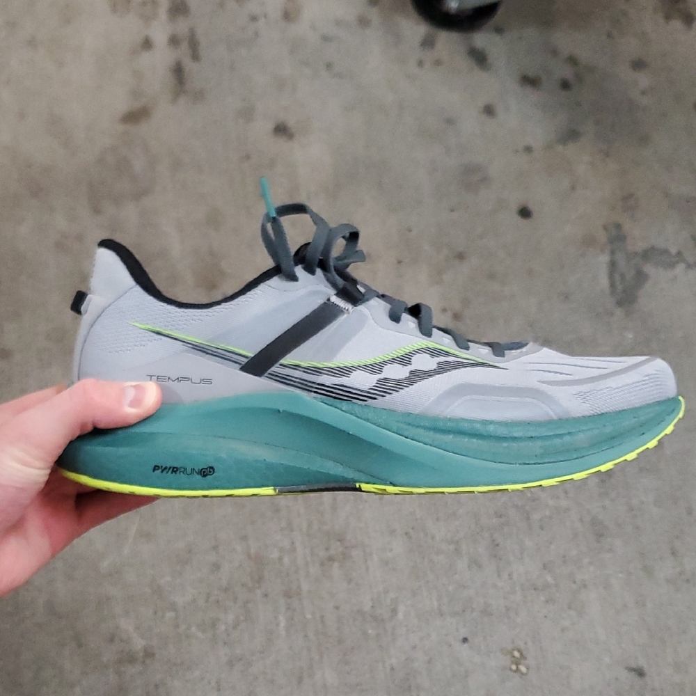 Saucony Tempus Men's Shoes - Fossil/Moss